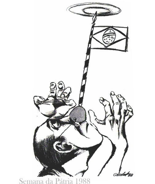 Ilustração de politica